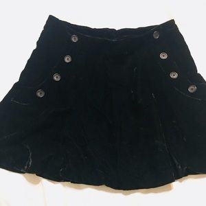 Alice Temperley for Target Black Velvet Miniskirt